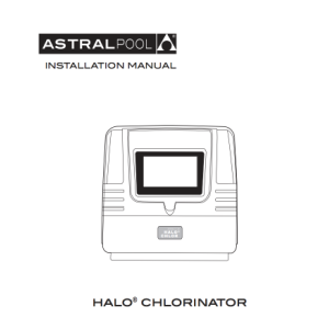 Halo Chlorinator manual