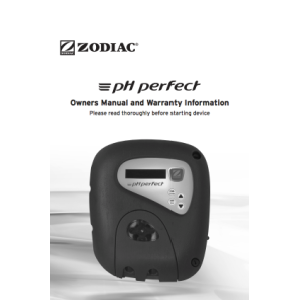 Zodiac Ph Perfect Manual