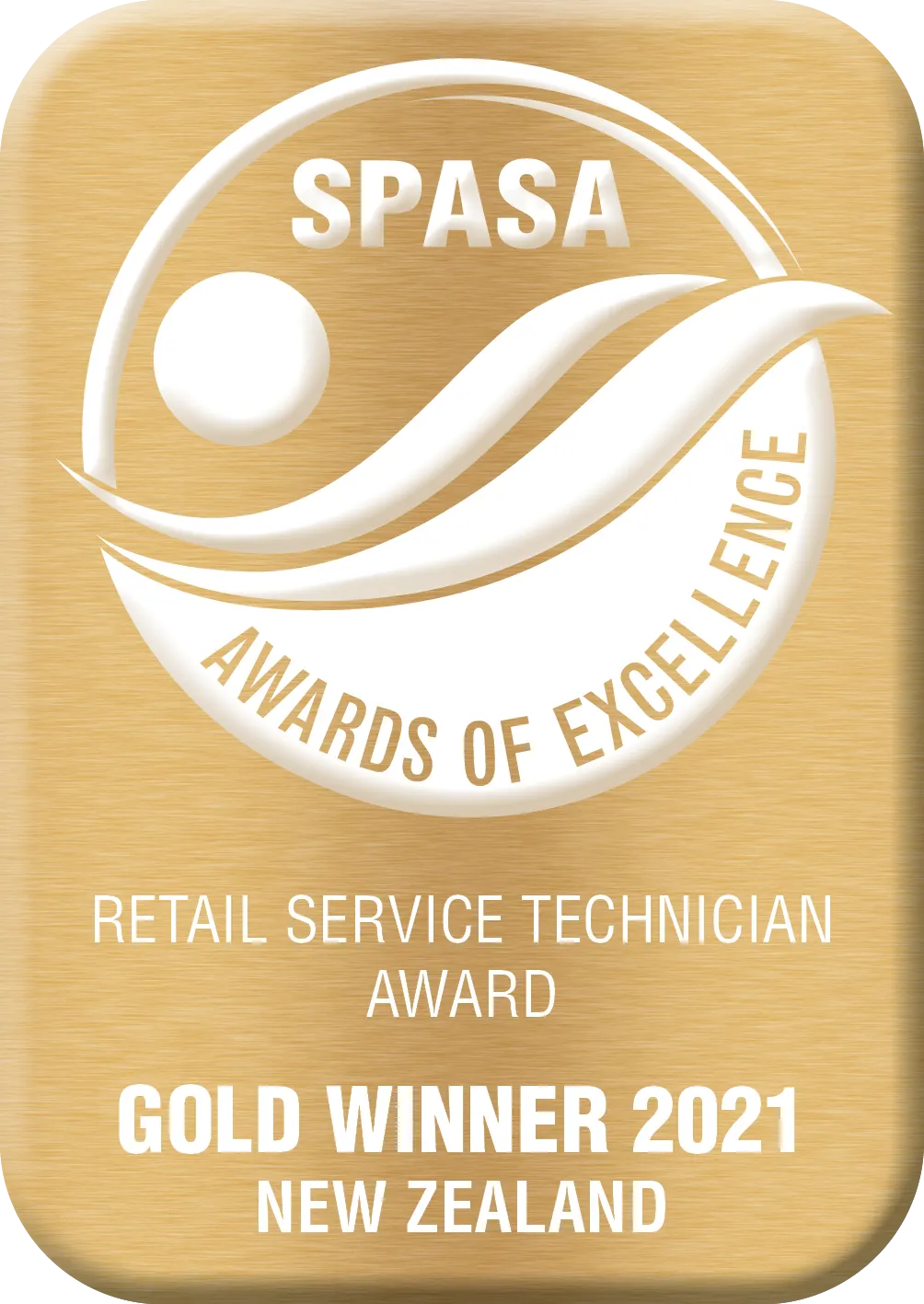 Award 2021 - Retail Service Technician Retail Service Technician - Gold Award NZ 2021