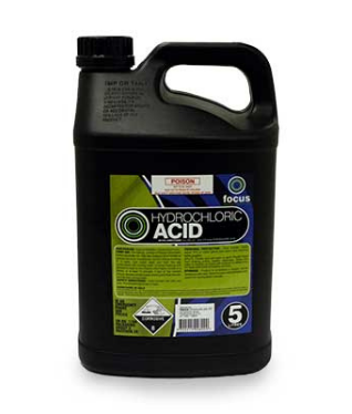 Focus Hydrochloric Acid 5 Litres