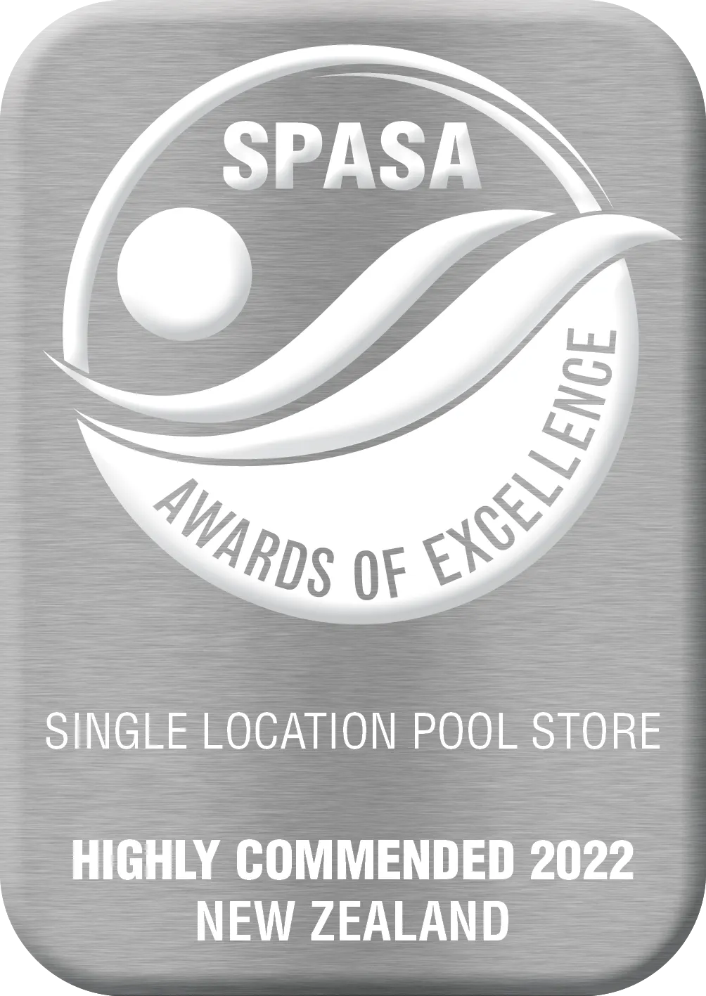 SPASA 2022 Silver Award - Single Location Pool Store SPASA 2022 Silver Award - Single Location Pool Store